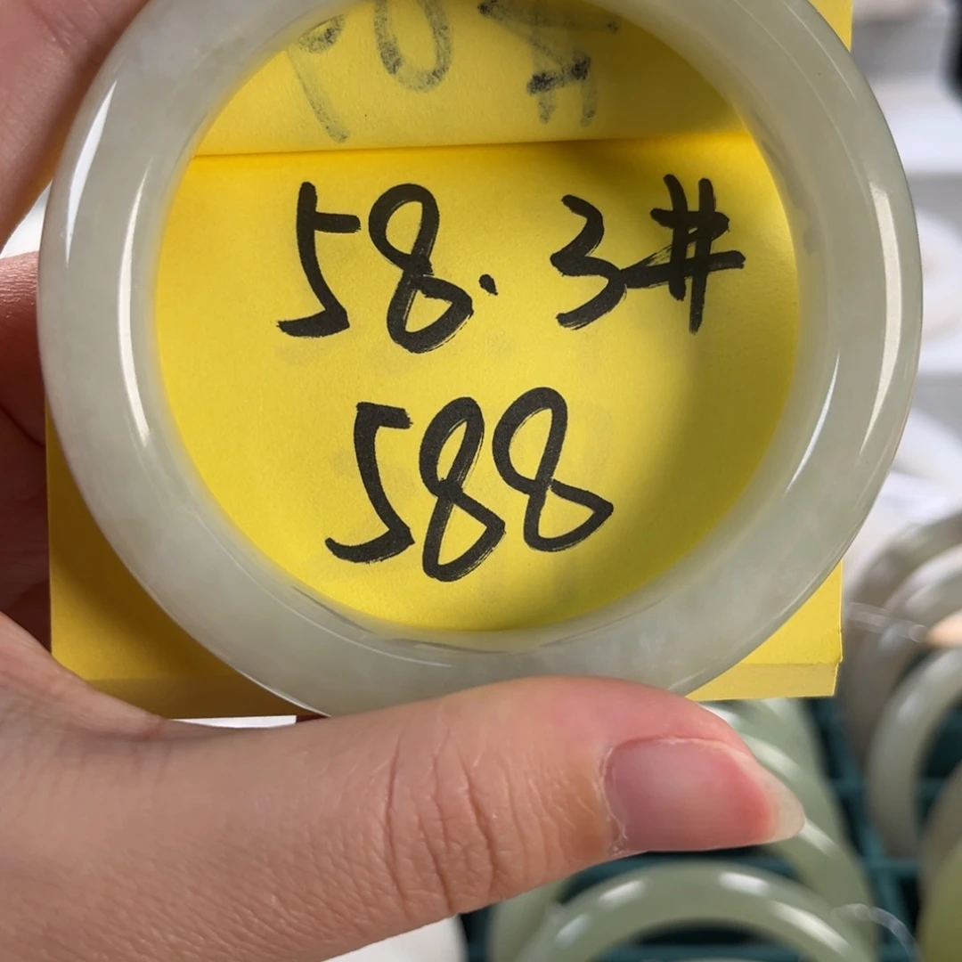 和田玉手镯未镶嵌58.3