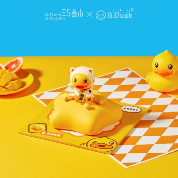 B.Duck招财鸭冰淇淋慕斯蛋糕