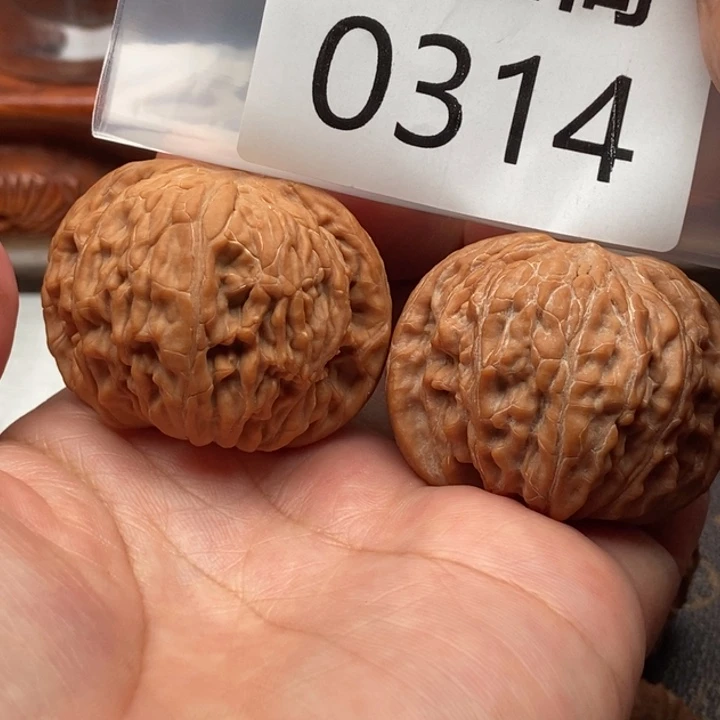 ꧁***꧂吊坠文玩核桃磨盘全品43.5