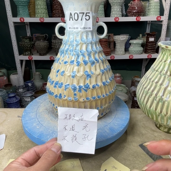 陶景德镇陶瓷花盆花器075