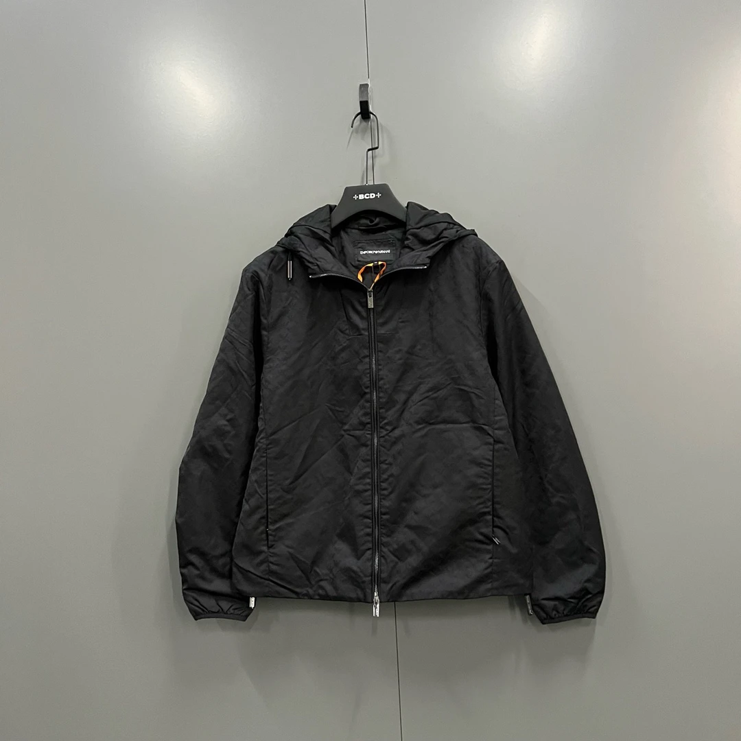 （jp）112 ARMANI 阿玛尼 黑色暗纹满印外套 50码/98新