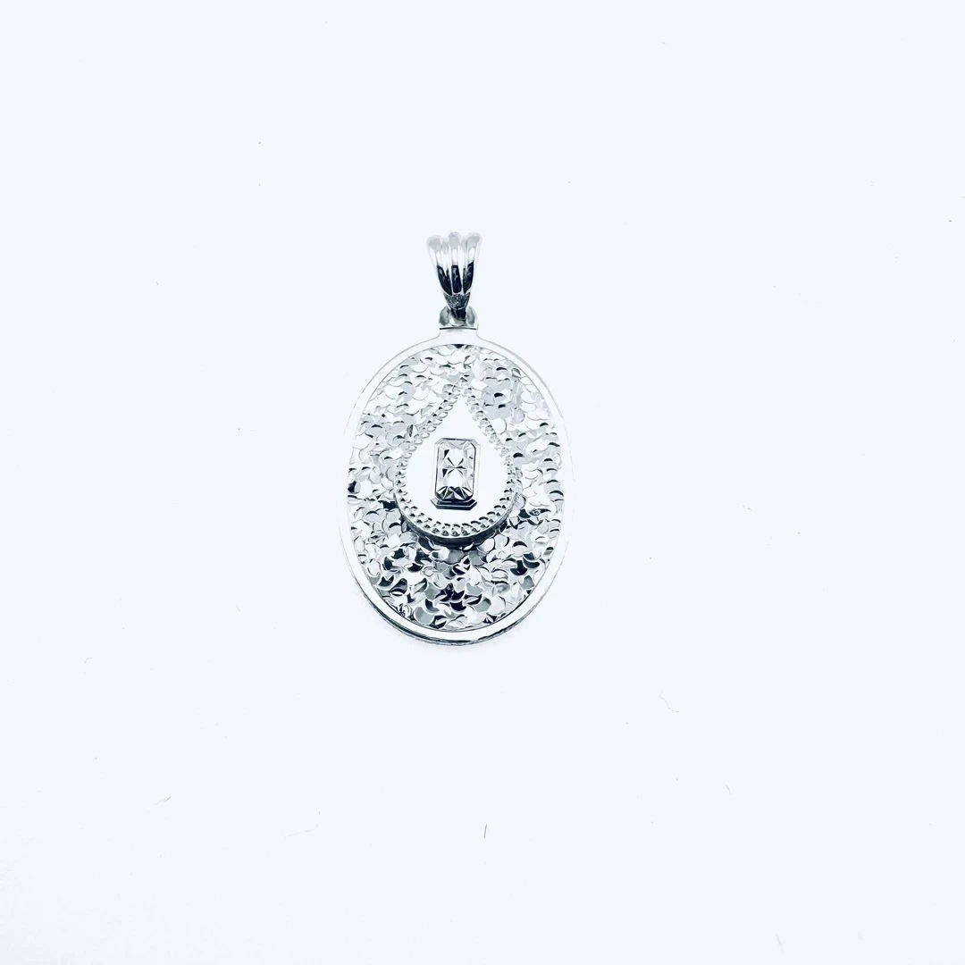 铂金Pt950潮流新款殿堂系列碎碎冰鸽子蛋水滴吊坠