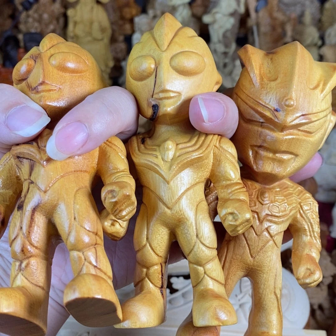 飞***军木微瑕奥特曼➕桧木龙鱼福禄寿