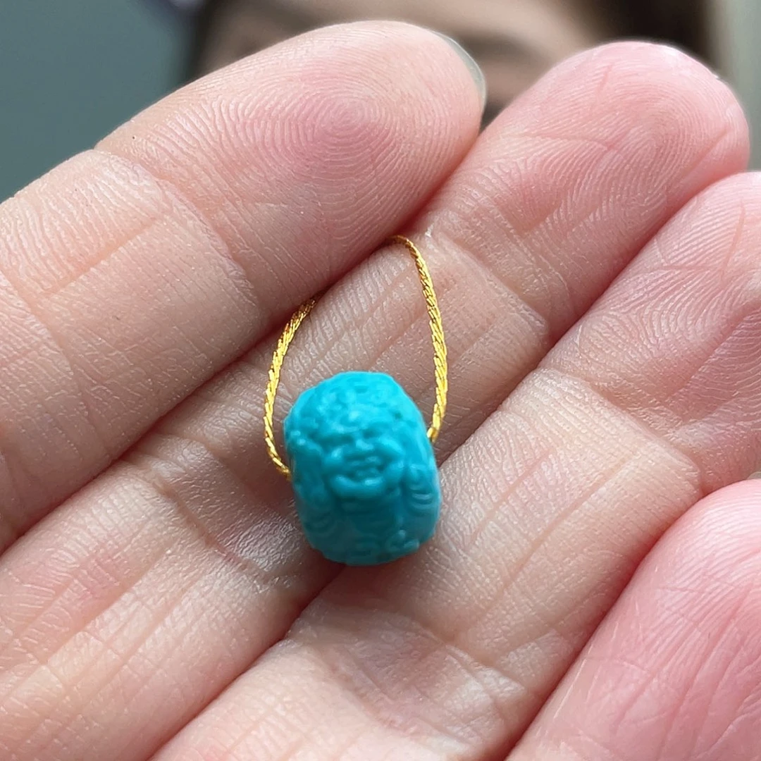 绿松石未镶嵌颈饰