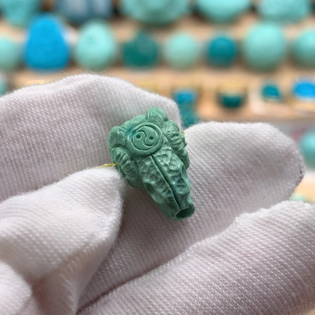 绿松石珠宝奇石未镶嵌