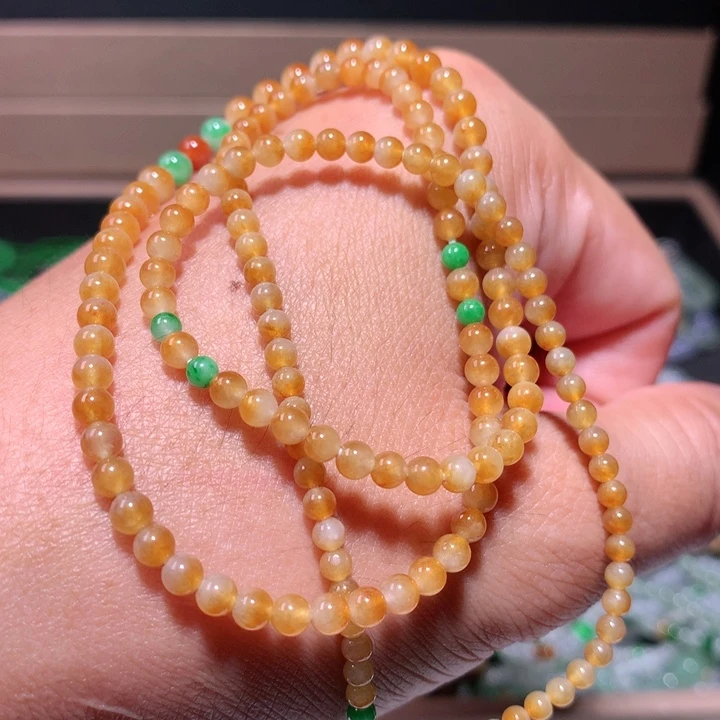 裸石翡翠冰种黄翡