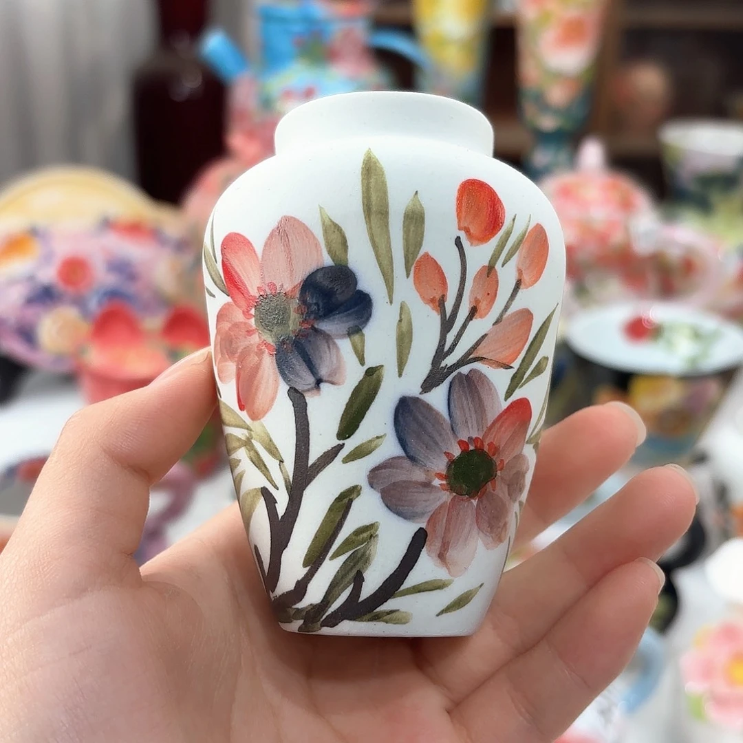 景德镇手绘高温釉下彩陶瓷茶具