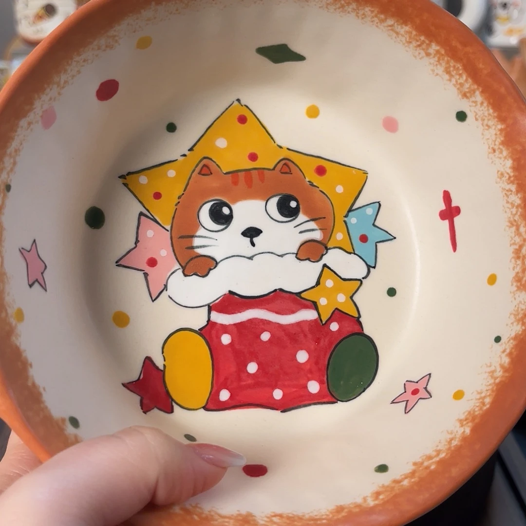 景德镇陶瓷可爱手绘杯