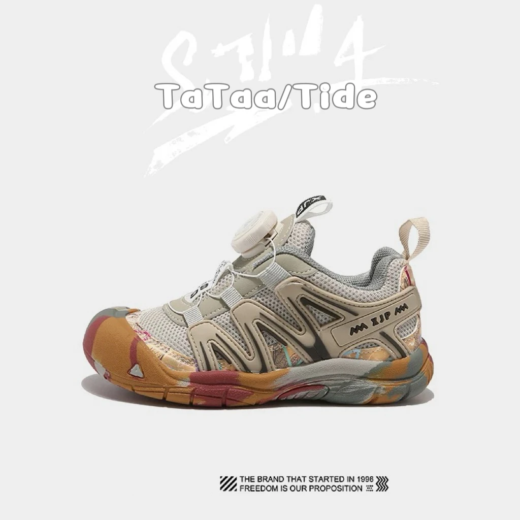 夏季童鞋男童网面运动鞋女童透气防滑网鞋学生跑步鞋