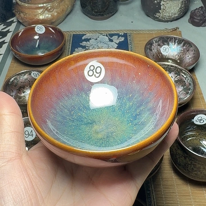 茶盏89 坚记茶盏摆件