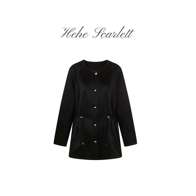 【2月第一期】你的呵呵丨复古多元时髦解构暗格轮廓线抽绳收腰外套