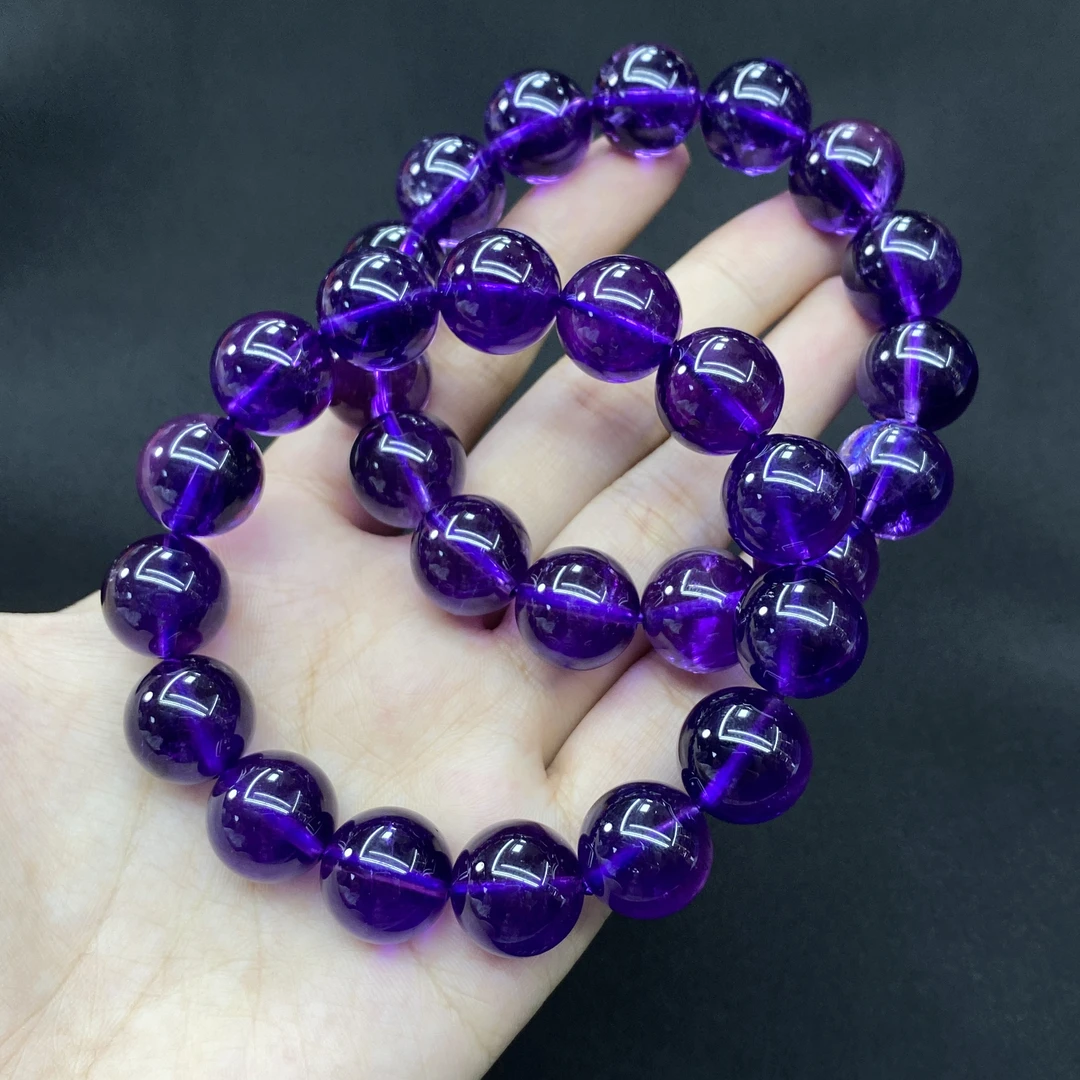 【小北好物】紫水晶单圈手串16-17QL15X318【多样性发一件】约14mm