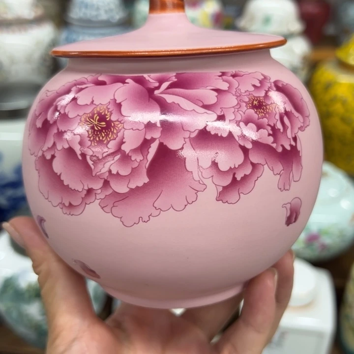 高端陶瓷茶叶罐密封罐