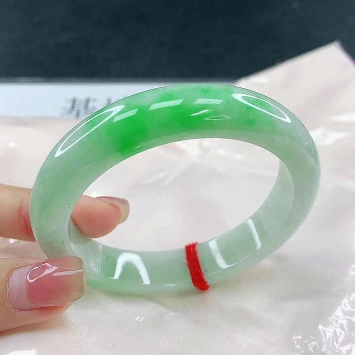 翡翠未镶嵌手镯圈55.5，78024