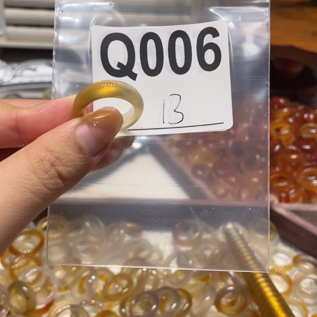 玛瑙/玉髓未镶嵌戒指006