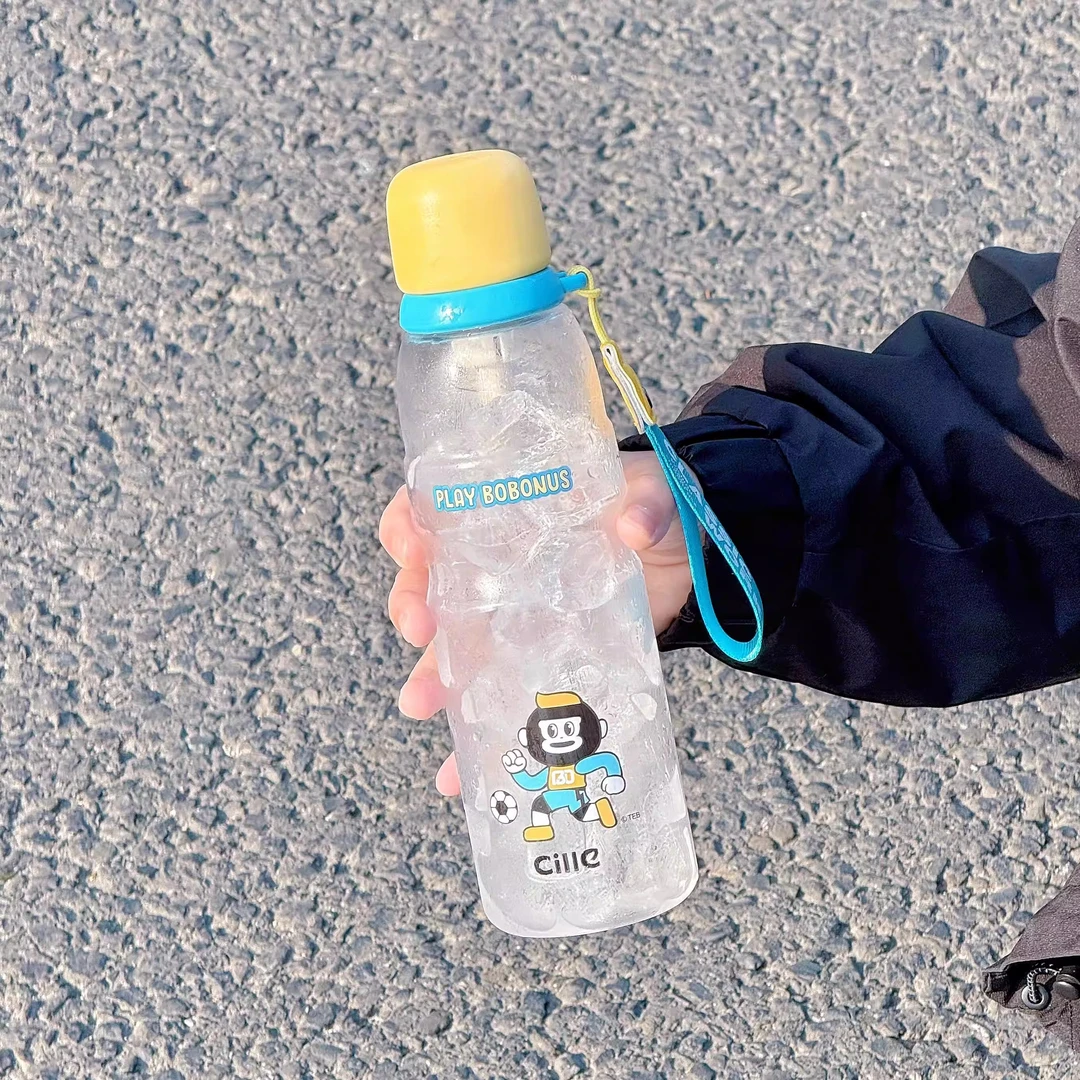 希乐水杯女生夏季可爱儿童tritan吸管杯子学生上学大容量便携水壶