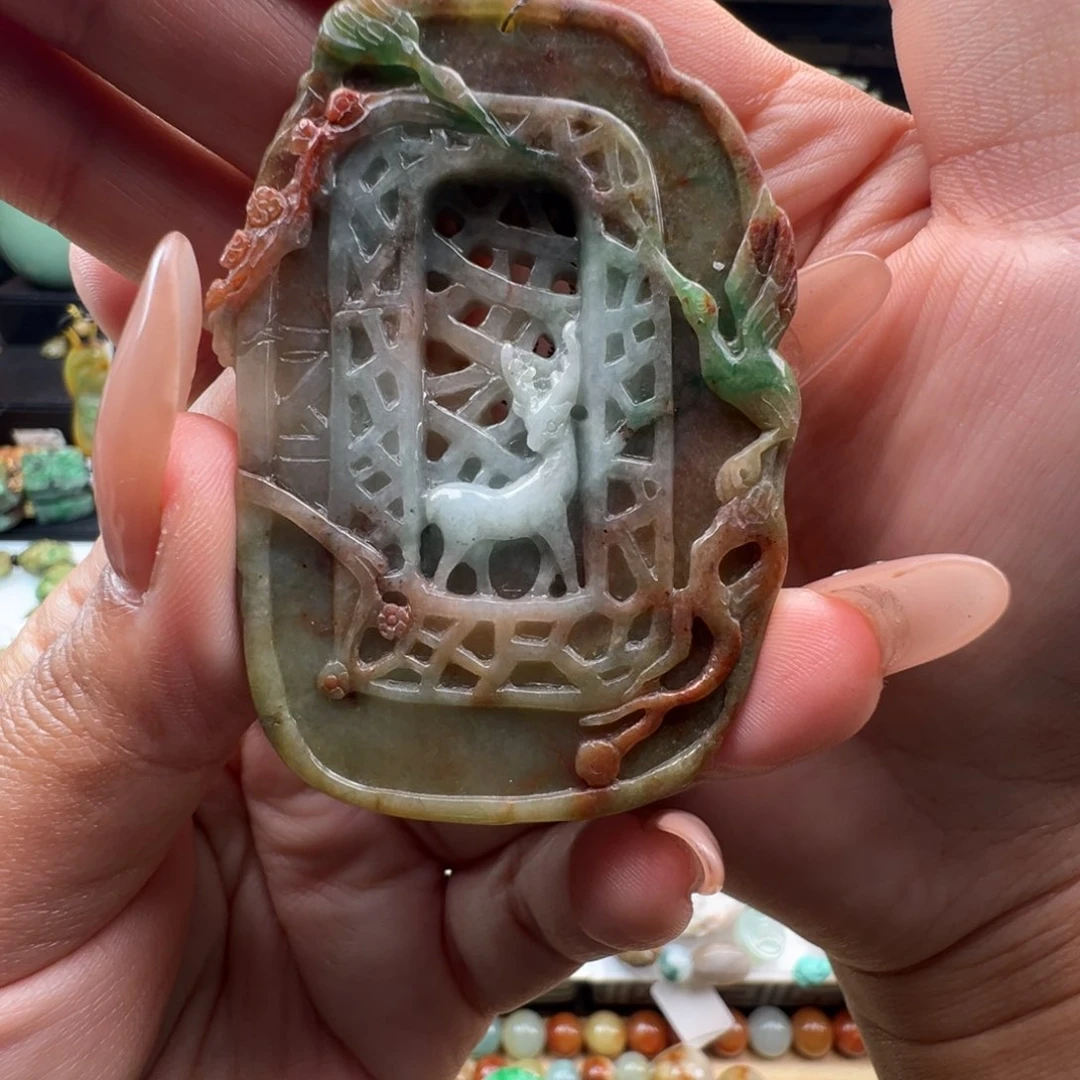 未镶嵌挂件翡翠天然缅甸