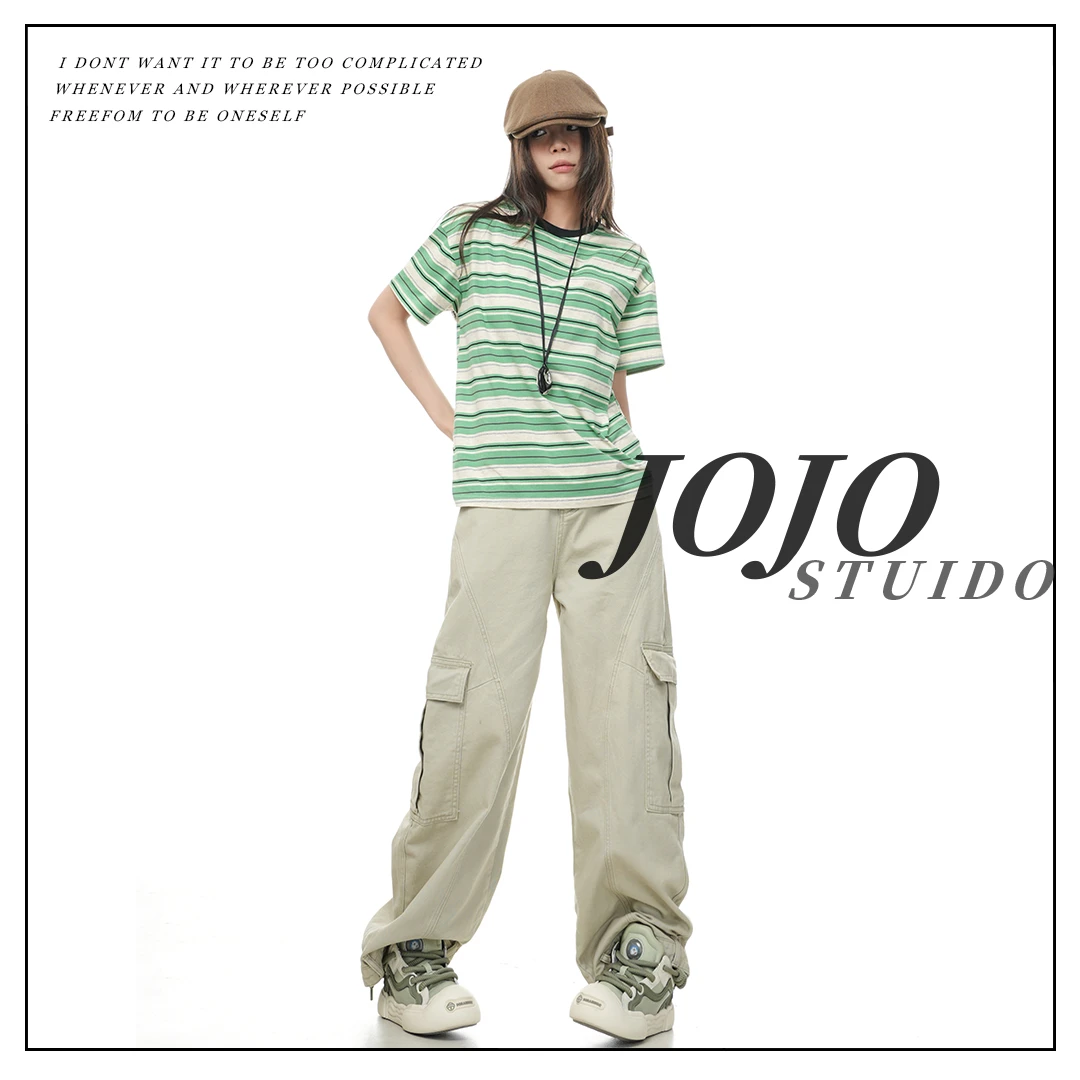 V姐【XC55003JJ】休闲运动工装裤