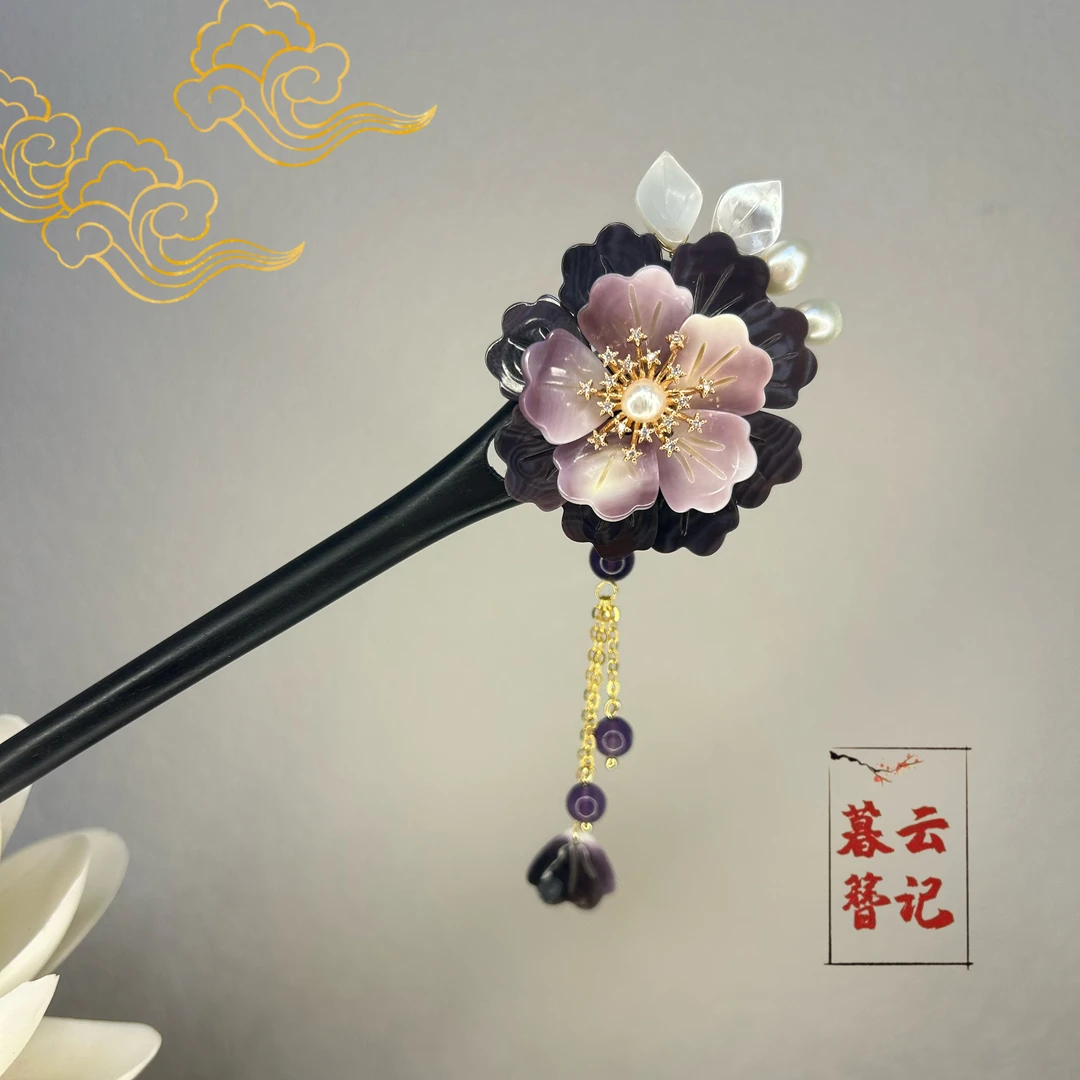【紫气东来】原创设计发簪美学作品