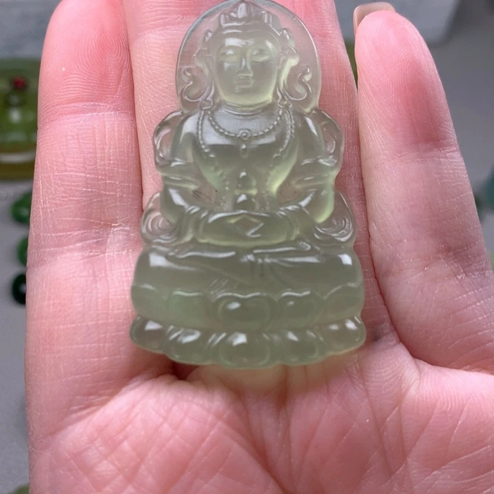 蛇纹石玉未镶嵌颈饰岫玉