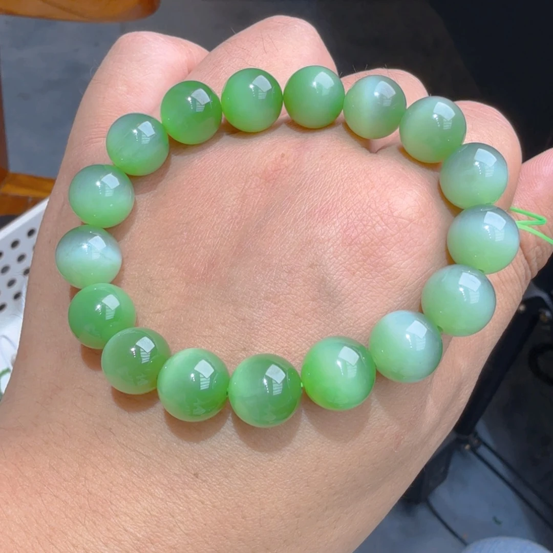 手链未镶嵌和田玉（碧玉）