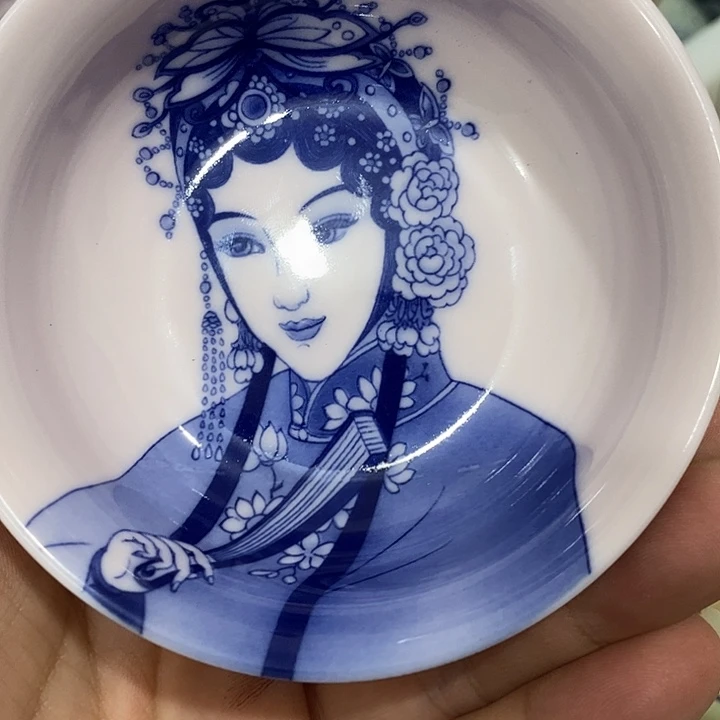 摆件景德镇陶瓷主人杯1344