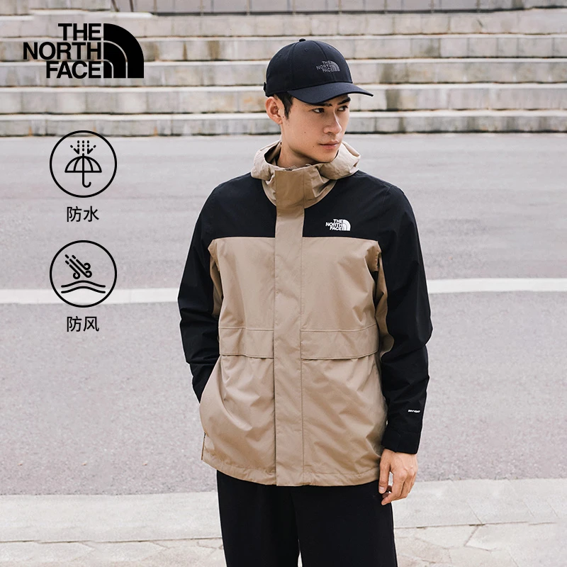 北面男Elements抓绒三合一冲锋衣防水保暖户外TheNorthFace|89YX