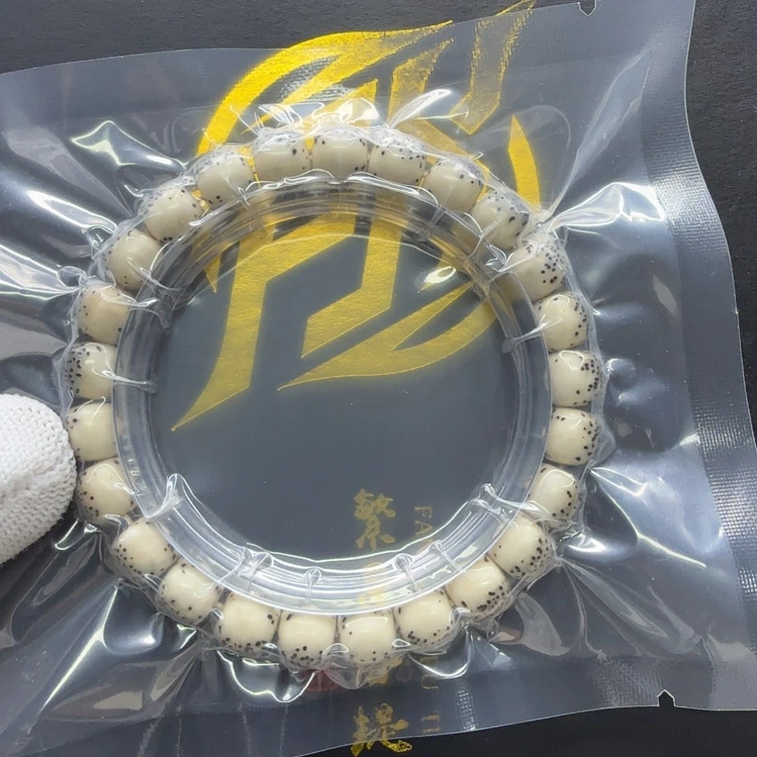 吊坠星月菩提22一物一图冰白深背河豚9左右桶单圈