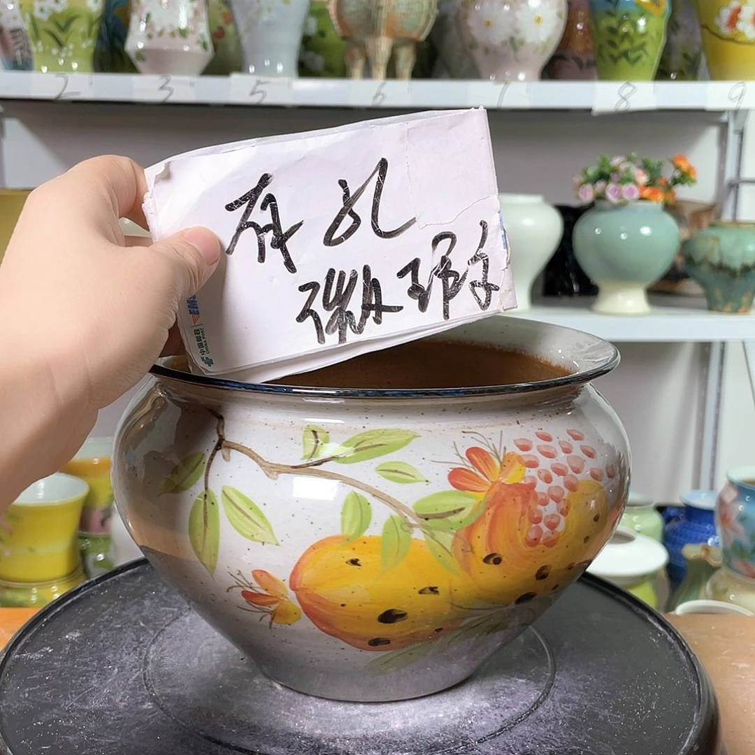 景德镇陶瓷花盆花器暇358