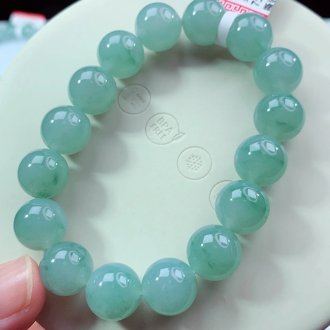 翡翠未镶嵌手链卡12.5