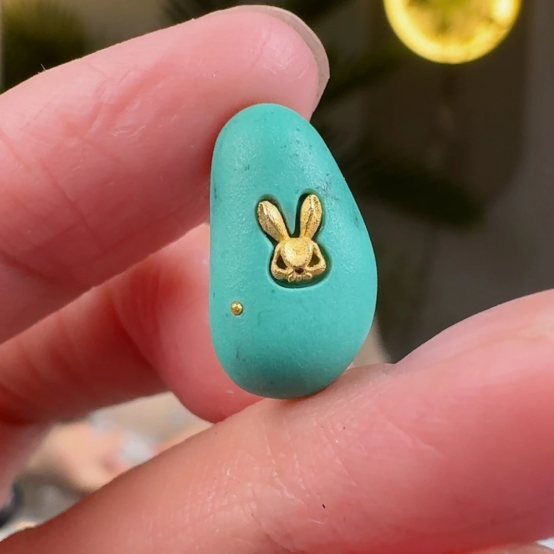 绿松石珠宝奇石未镶嵌