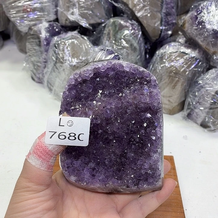 未镶嵌水晶摆件天然紫水晶