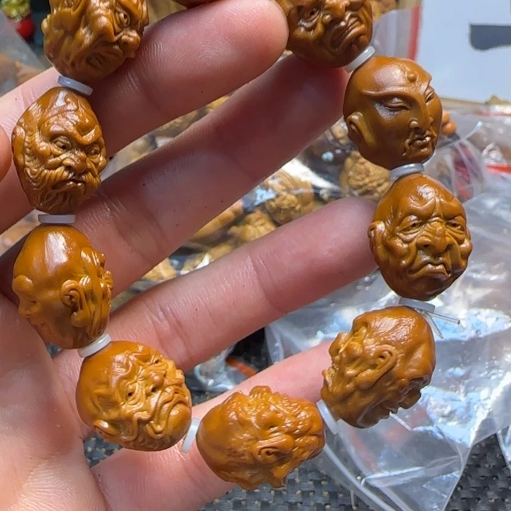 橄榄核手串/手链双面罗汉