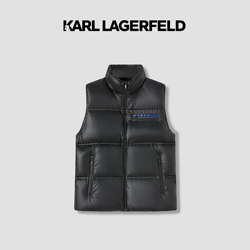 【臻享男装】KARL LAGERFELD卡尔拉格斐冬季马夹老佛爷1K1D70108512