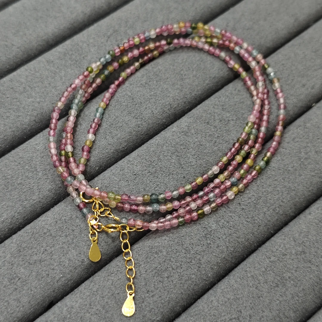 【书记甄选】天然碧玺项链 多样性发一件  3243GY