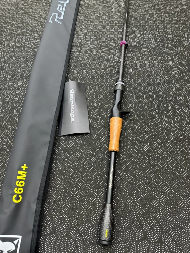 98#枪柄独节路亚竿，23负电压c66m+无伤无瑕疵卡袋齐全