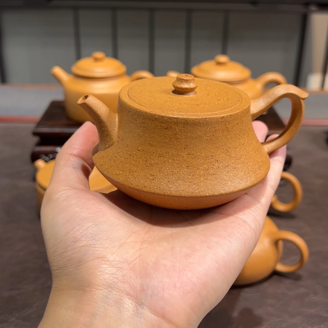 用***7宜兴紫砂壶泡茶喝