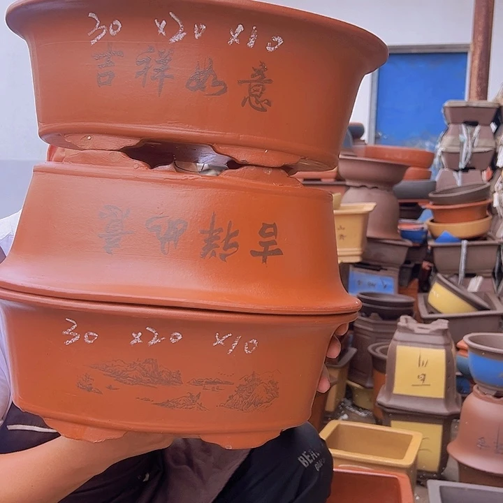 紫砂花盆紫砂花盆