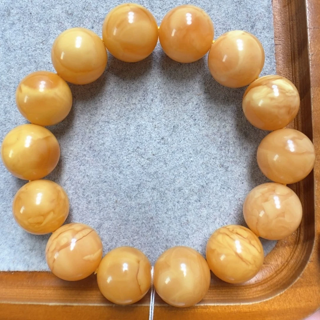 蜜蜡手串未镶嵌蜜蜡手串