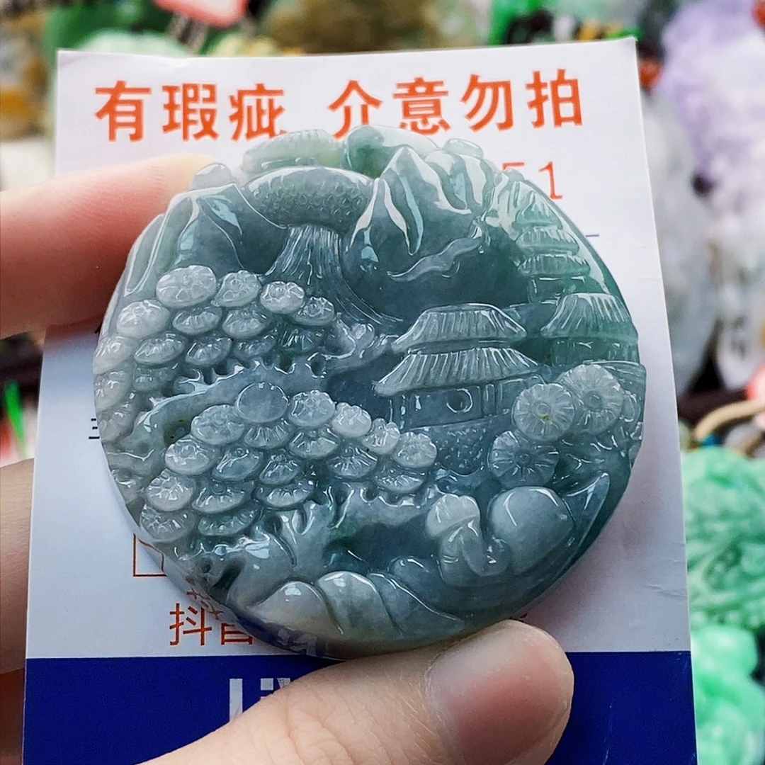 吊坠(不含链)未镶嵌翡翠
