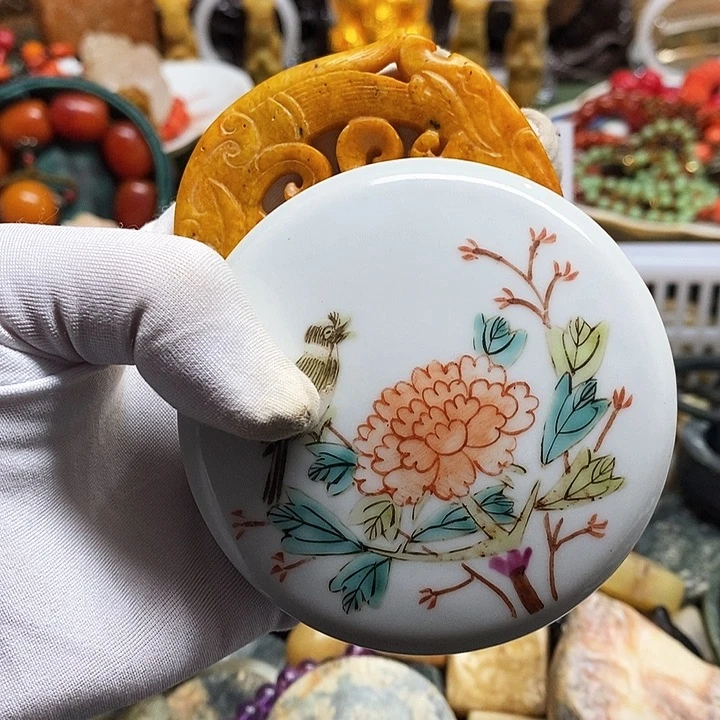 瓷片瓷片瓷器 摆件1件