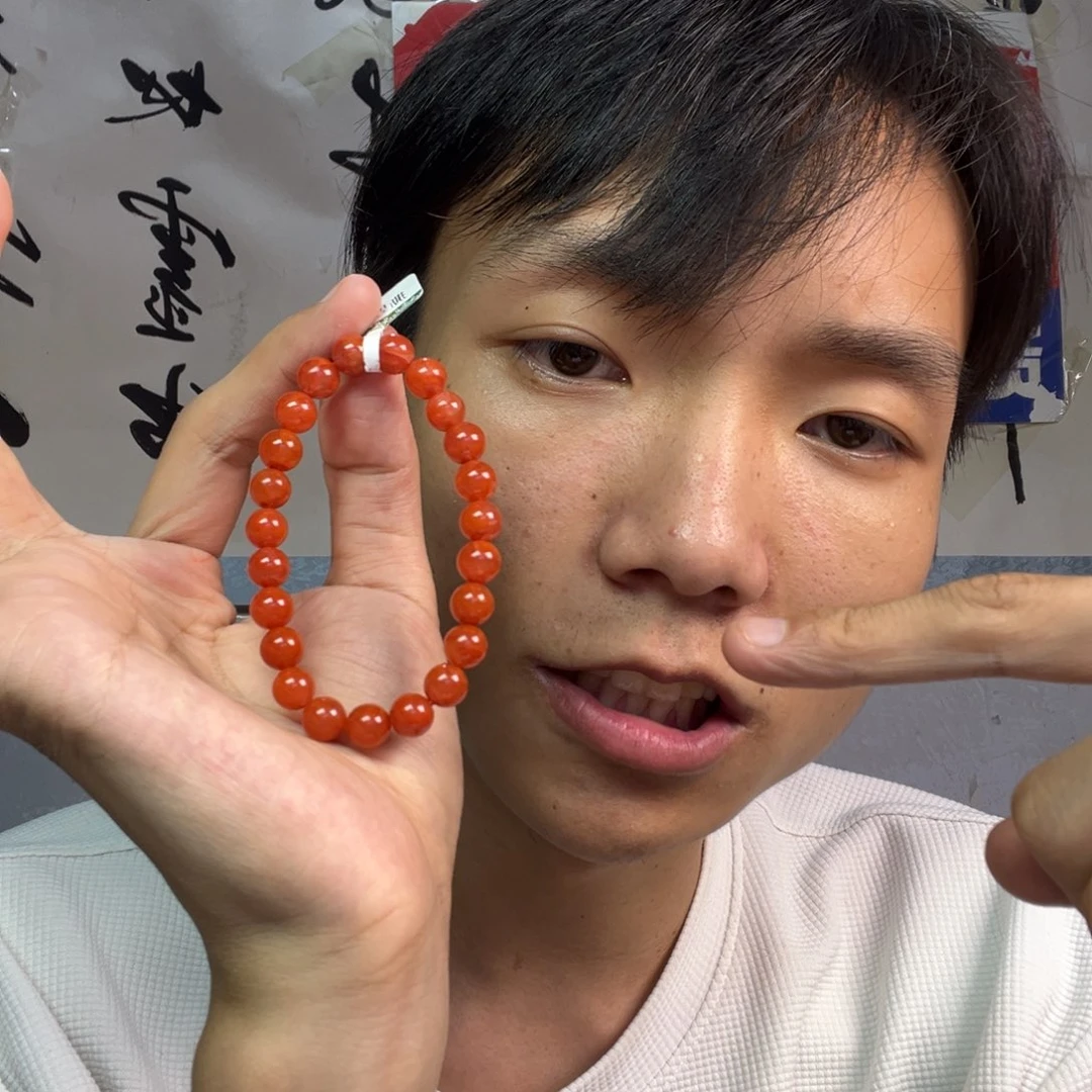 颈饰未镶嵌南红玛瑙多样性云南高端南红火焰红卡8