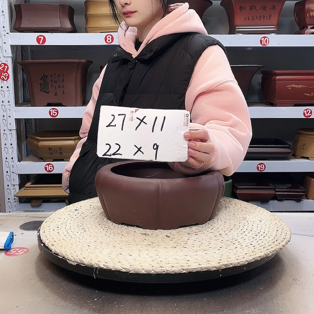 紫砂花盆紫砂花盆