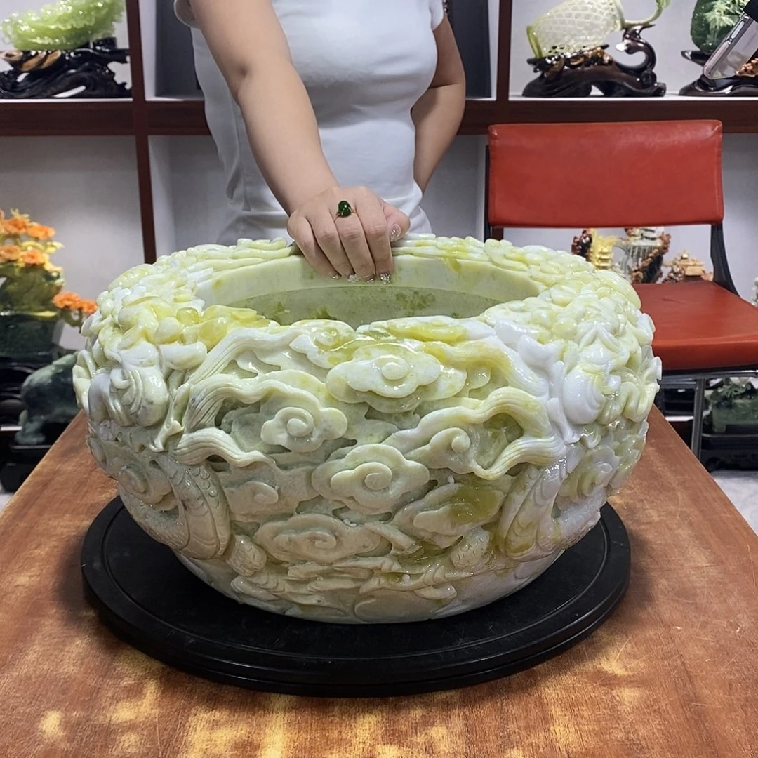 晓***娟玉山水摆件 玄关摆件