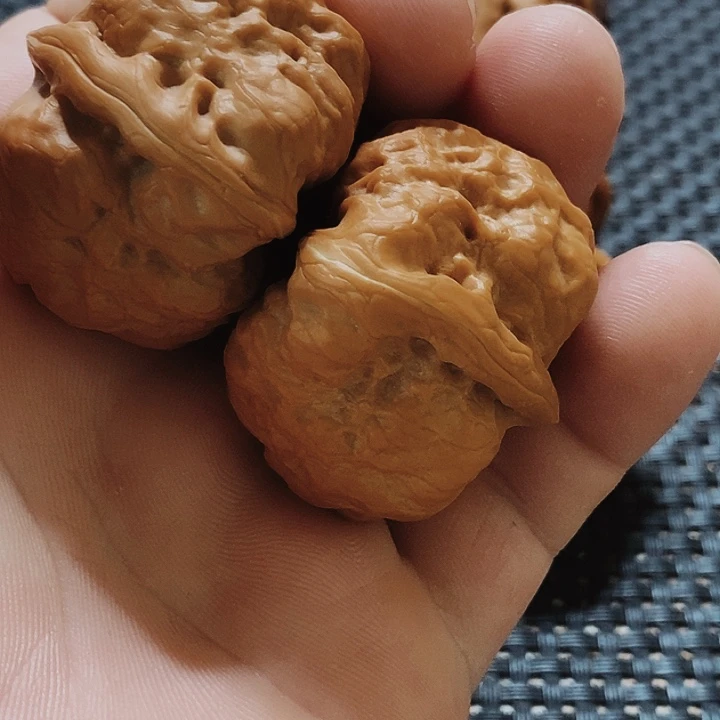 昌***通文玩核桃把件文玩核桃古蝉