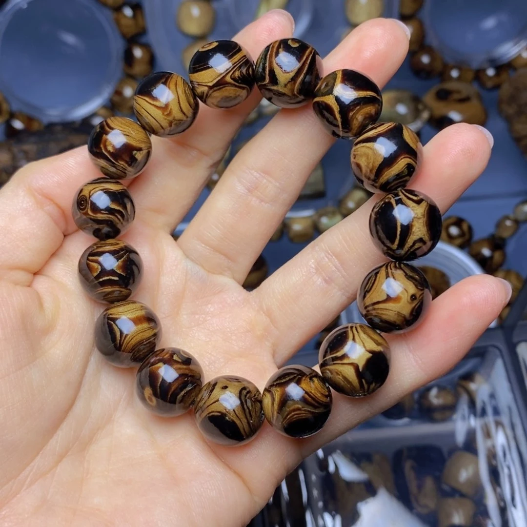 贝壳手串/手链鱼**珠1.4双面对眼