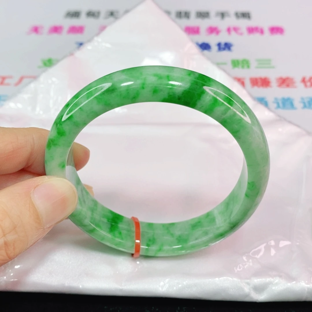未镶嵌手镯翡翠桑*56圈口正圈