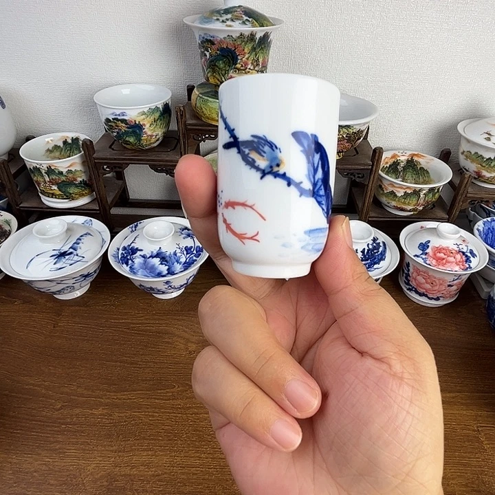 忠意堂釉下彩和谐微瑕不退