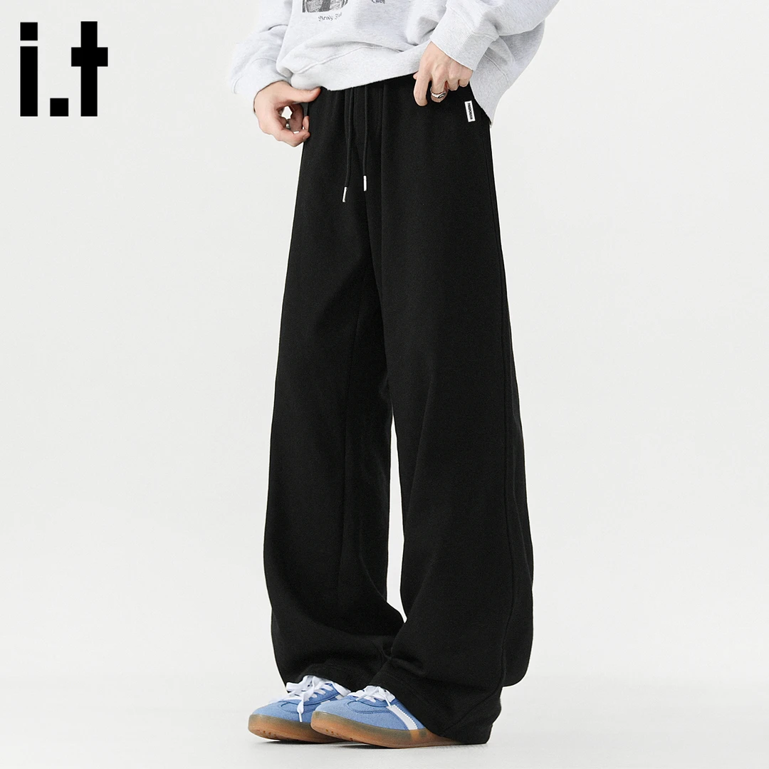 it FINGERCROXX潮牌美式卫裤男款春秋季经典百搭款宽松休闲长裤子