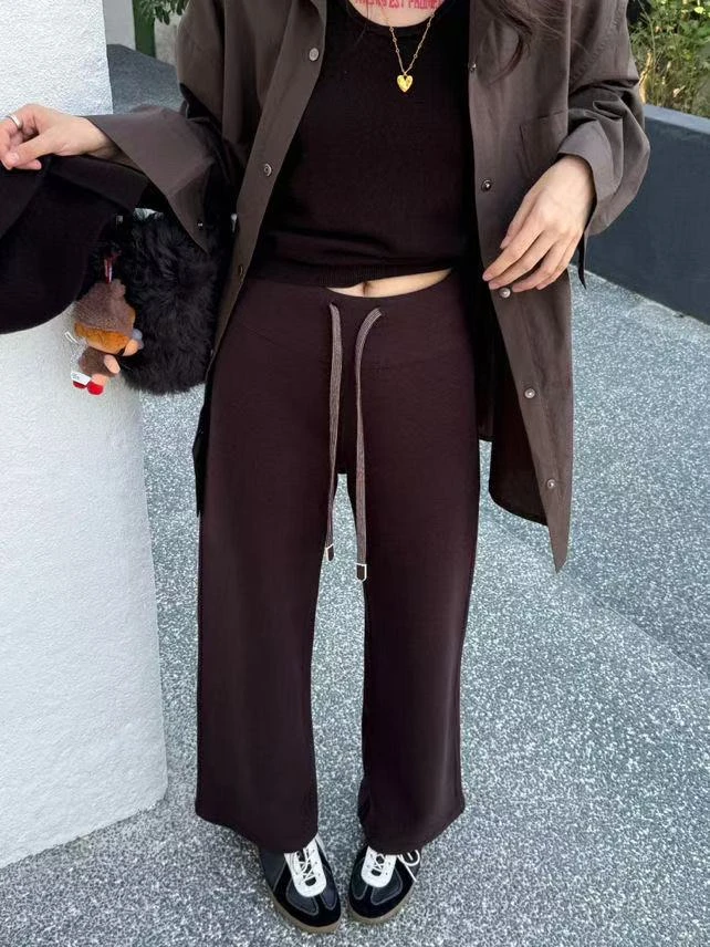 ERSAN抽绳加绒卫裤1074